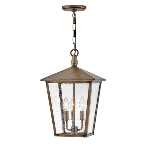 Huntersfield Medium Lantern in Burnished Bronze by Hinkley Lighting