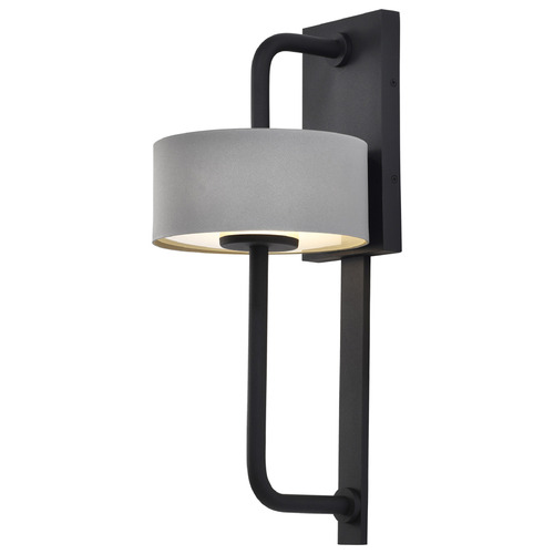 Overtop Matte Black LED Outdoor Wall Light by Nuvo Lighting