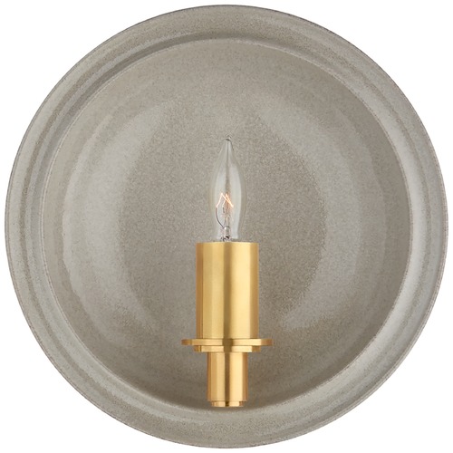 Christopher Spitzmiller Leeds Sconce in Gray by Visual Comfort Signature