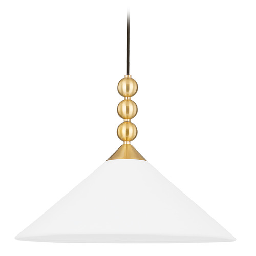 Mitzi by Hudson Valley Mitzi Janelle Aged Brass Single Light Wall Sconce H682701-AGB