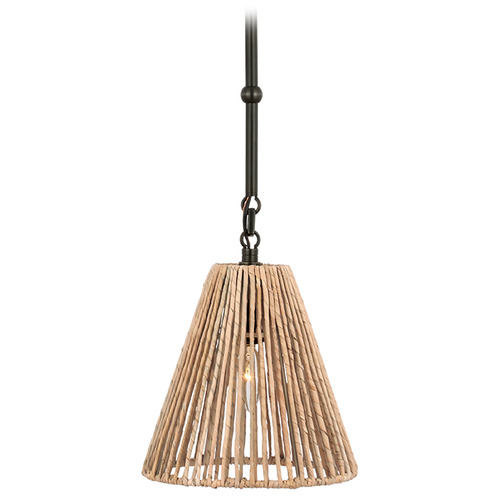 Goodman Bronze Natural Mini Pendant Light