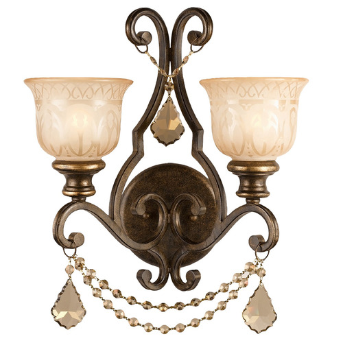 Crystorama Lighting Crystorama Lighting Norwalk Bronze Umber Sconce 7502-BU-GT-MWP