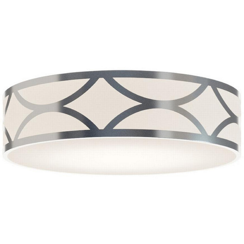 Afx Lighting Lake Painted Nickel LED Flushmount Light