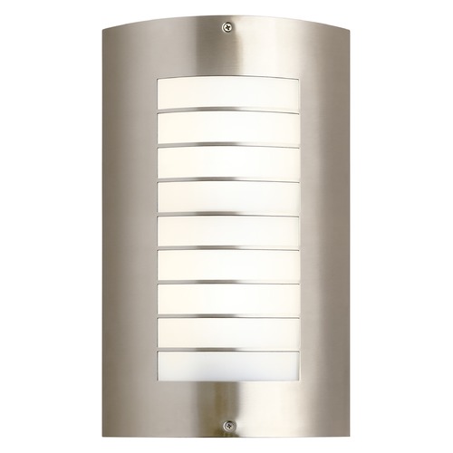 Kichler Lighting Newport 15.25-Inch Brushed Nickel Outdoor Wall Light by Kichler Lighting 6048NI