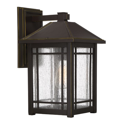 Cedar Point Outdoor Wall Light in Palladian Bronze by Quoizel Lighting
