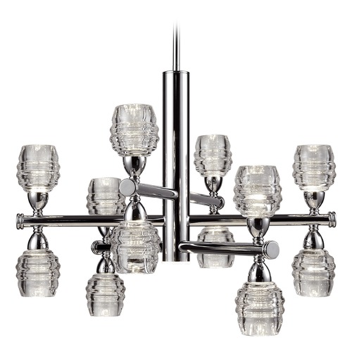 Kuzco Lighting Modern Chrome LED Chandelier 3000K 4800LM by Kuzco Lighting CH52127-CH