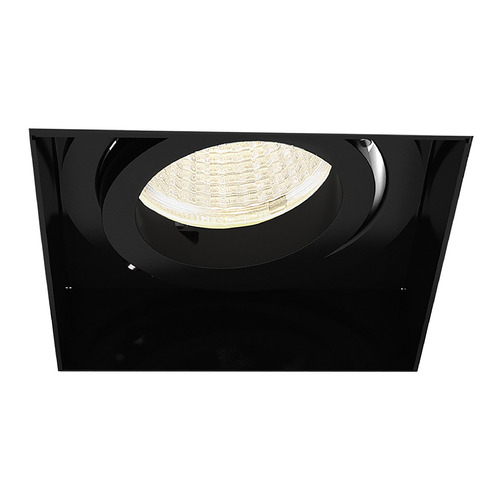 Eurofase Lighting Amigo 3-Inch 3500K Square Trimless Adjustable Gimbal in Black by Eurofase Lighting 28718-35-028