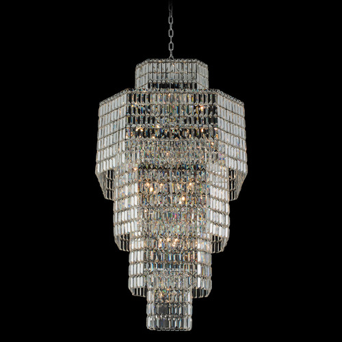 Allegri Crystal Livelli Polished Chrome Pendant Light