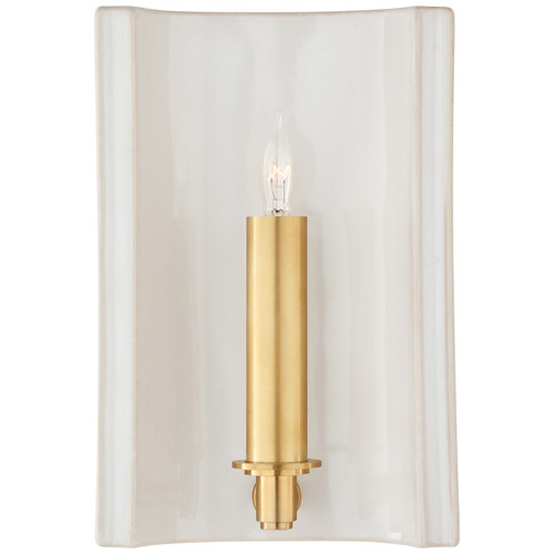Christopher Spitzmiller Leeds Sconce in Ivory by Visual Comfort Signature
