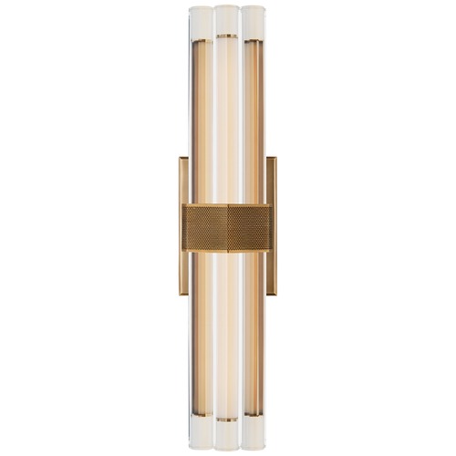 Visual Comfort Signature Collection Lauren Rottet Fascio 18-Inch Sconce in Brass by Visual Comfort Signature LR2909HABCG