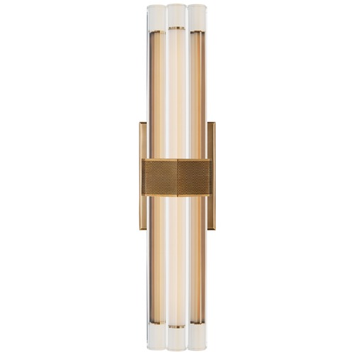 Lauren Rottet Fascio 18-Inch Sconce in Brass by Visual Comfort Signature