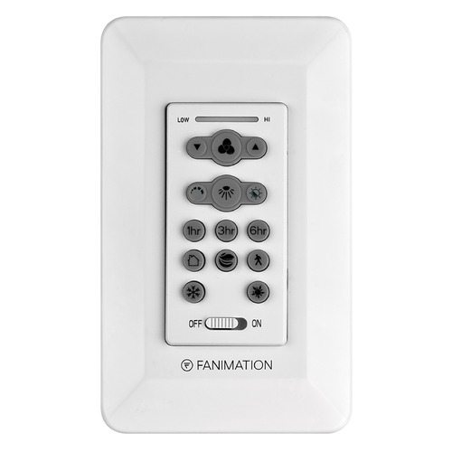 DC Reversible Fan & Light Wall Control by Fanimation Fans