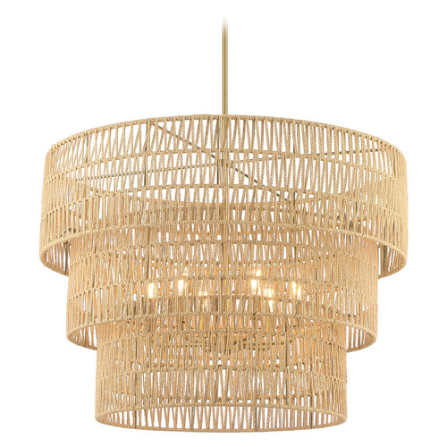 Bungalow Heaven Soft Brass Pendant by Minka Lavery