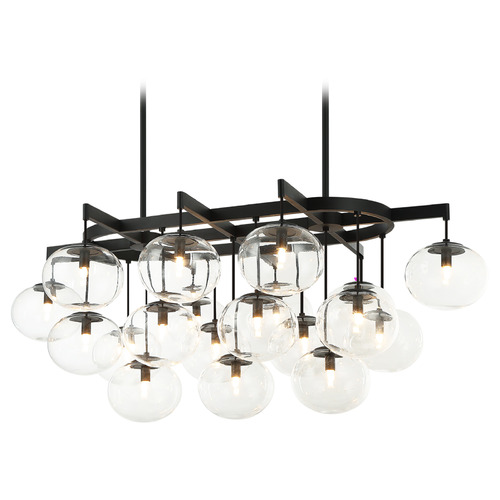 Matteo Lighting Matteo Lighting Bulbus Matte Black LED Island Light C38119MB