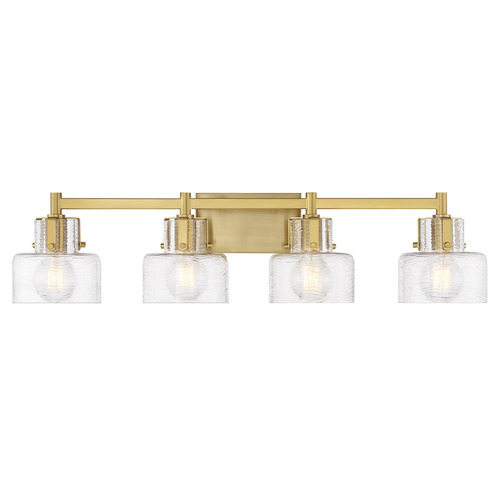 Savoy House Lighting Dover Warm Brass Bathroom Light