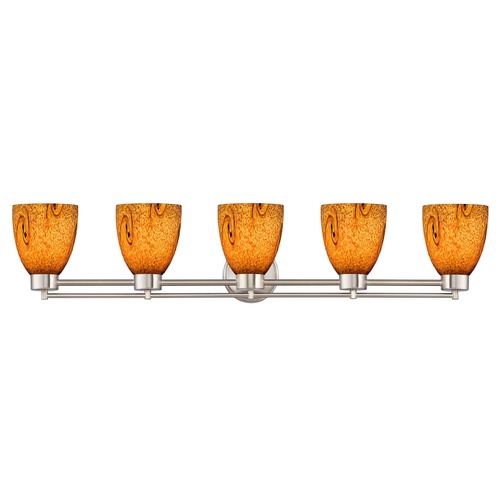 Satin Nickel Bathroom Light