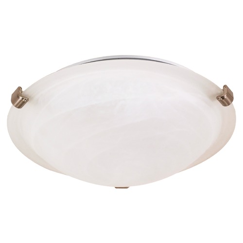 16-Inch Brushed Nickel Flush Mount by Nuvo Lighting