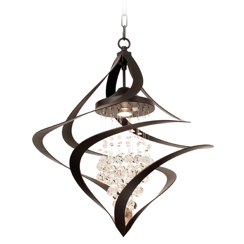 Oxford 23.5-Inch Wide Pendant in Old Bronze by Kalco Lighting
