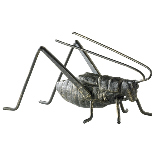 Cricket Raw Steel Sculpture by Cyan Design