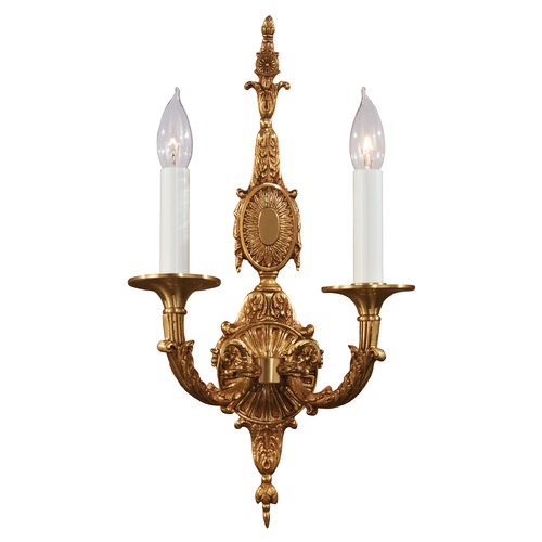 French Gold Sconce by Metropolitan Lighting