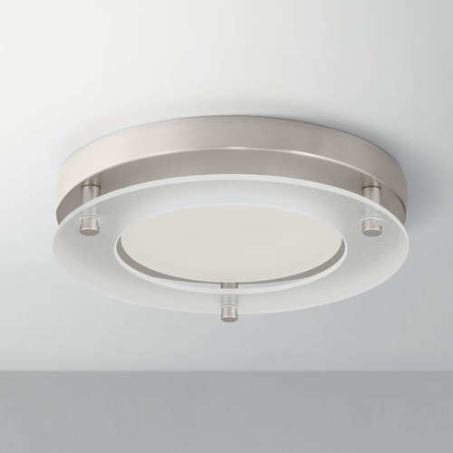 Progress Lighting 7.25-Inch LED Flush Mount in Brushed Nickel by Progress Lighting P8147-09-30K