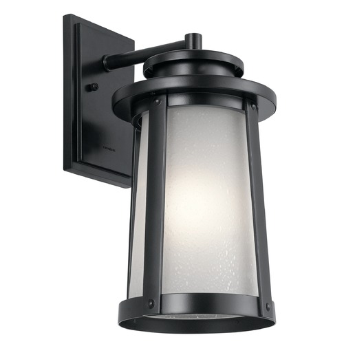 Kichler Lighting Harbor Bay Outdoor Wall Light Black by Kichler Lighting 49918BK