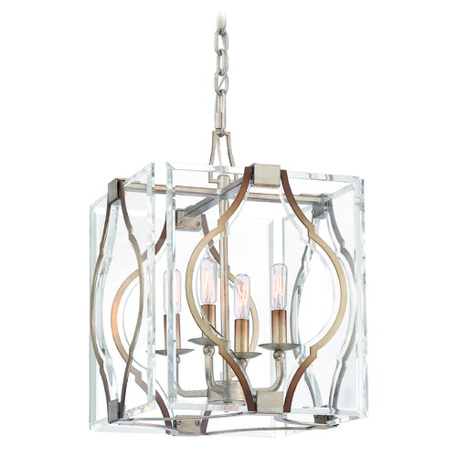 Brenton Cove 4-Light Pendant in Gold Leaf  by Metropolitan Lighting