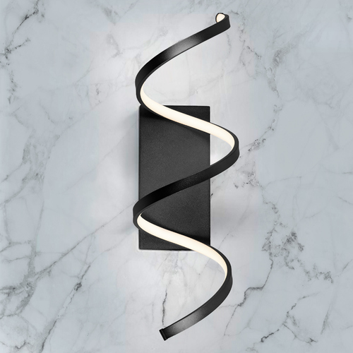 Synergy Black LED Sconce by Kuzco Lighting