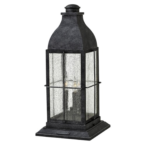 Bingham 12V Large Pier Mount in Greystone by Hinkley Lighting