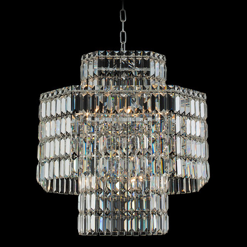 Allegri Crystal Livelli Polished Chrome Pendant Light