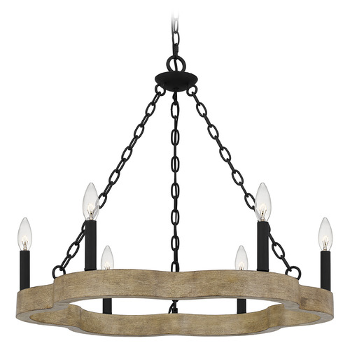 Quoizel Lighting Croix Chandelier in Matte Black by Quoizel Lighting CRX5027MBK