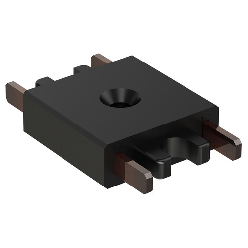 Continuum End-to-End Connector in Black by ET2 Lighting