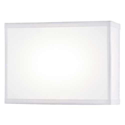 Design Classics Lighting Spectrum LED Sconce with White Linen Fabric Shade 2100K-3500K 1400LM DCL 9406-506 SH7891