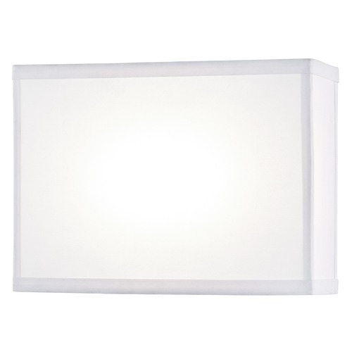 Spectrum LED Sconce with White Linen Fabric Shade 2100K-3500K 1400LM