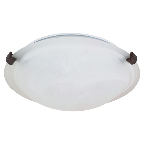 12-Inch Old Bronze Flush Mount by Nuvo Lighting