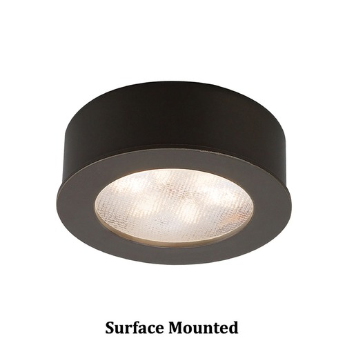 LED Button Light Dark Bronze 2.25-Inch LED Under Cabinet Puck Light by WAC Lighting