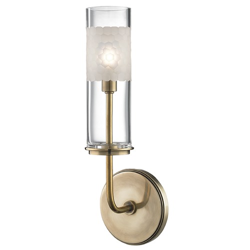 Hudson Valley Lighting Wentworth Wall Sconce in Aged Brass by Hudson Valley Lighting 3901-AGB