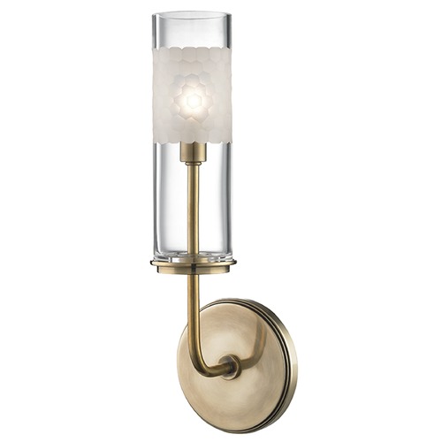 Wentworth Wall Sconce in Aged Brass by Hudson Valley Lighting