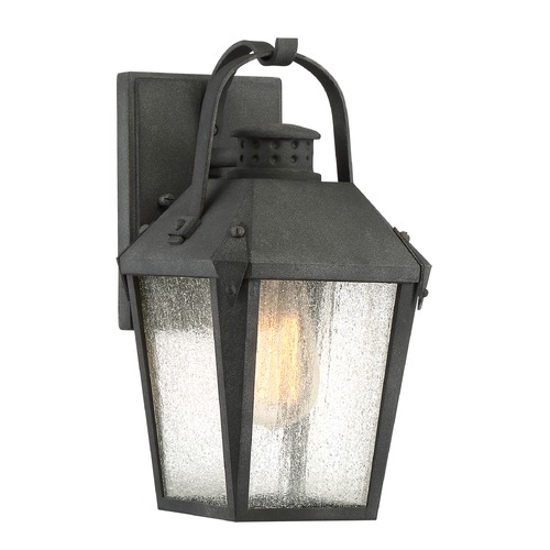Quoizel Lighting Carriage Outdoor Wall Light in Black by Quoizel Lighting CRG8406MB