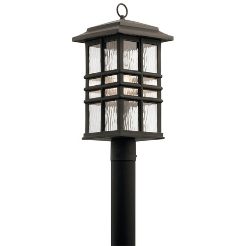 Beacon Square 20.50-Inch High Olde Bronze Post Light by Kichler Lighting