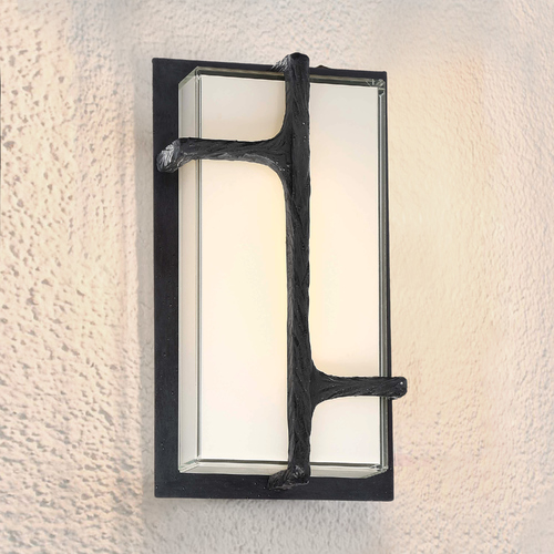 George Kovacs Lighting Sirato Spanish Iron LED Outdoor Wall Light by George Kovacs P1144-039-L
