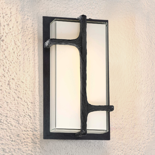 Sirato Spanish Iron LED Outdoor Wall Light by George Kovacs