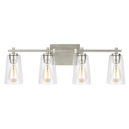 Visual Comfort Studio Collection Mercer Satin Nickel Bathroom Light by Visual Comfort Studio VS24304SN