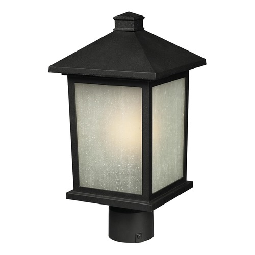 Holbrook Black Post Light by Z-Lite