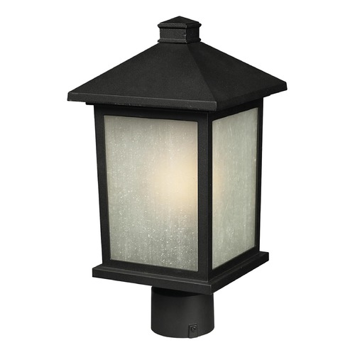 Z-Lite Holbrook Black Post Light by Z-Lite 507PHM-BK