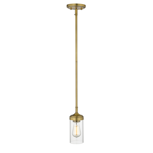 Calliope Foundry Brass Mini Pendant by Z-Lite