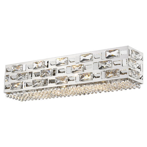 Z-Lite Aludra Chrome Bathroom Light by Z-Lite 912-5V-CH