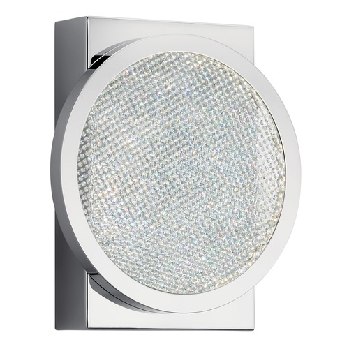 Elan Lighting Delaine 7.5-Inch High LED Sconce in Chrome by Elan Lighting 85061CH