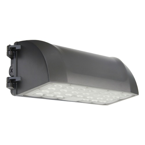 Satco Lighting 40W LED Bronze CCT Selectable Full Cutoff Wall Pack 1-10V Dimmable 120-277V by Satco Lighting 65/671