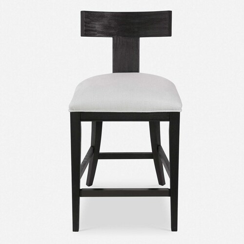 Uttermost Lighting Idris Counter Stool in Charcoal by Uttermost Lighting 23664
